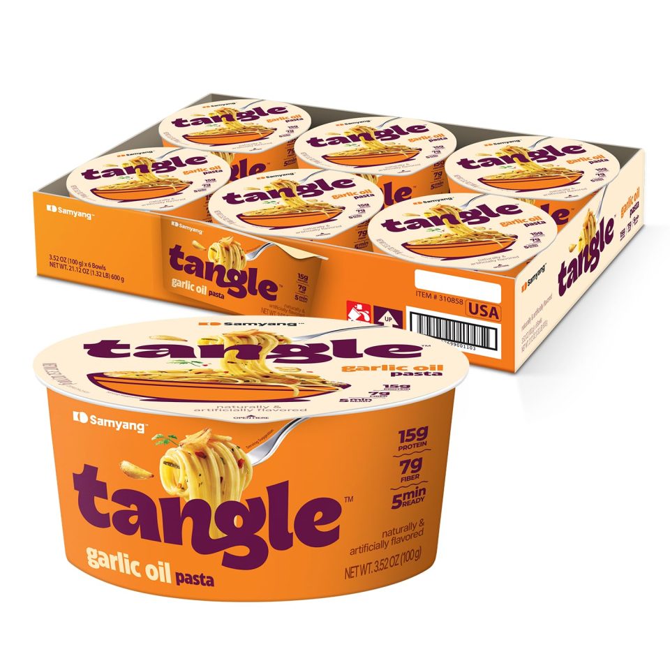 Samyang Tangle Garlic Oil Pasta Bowl